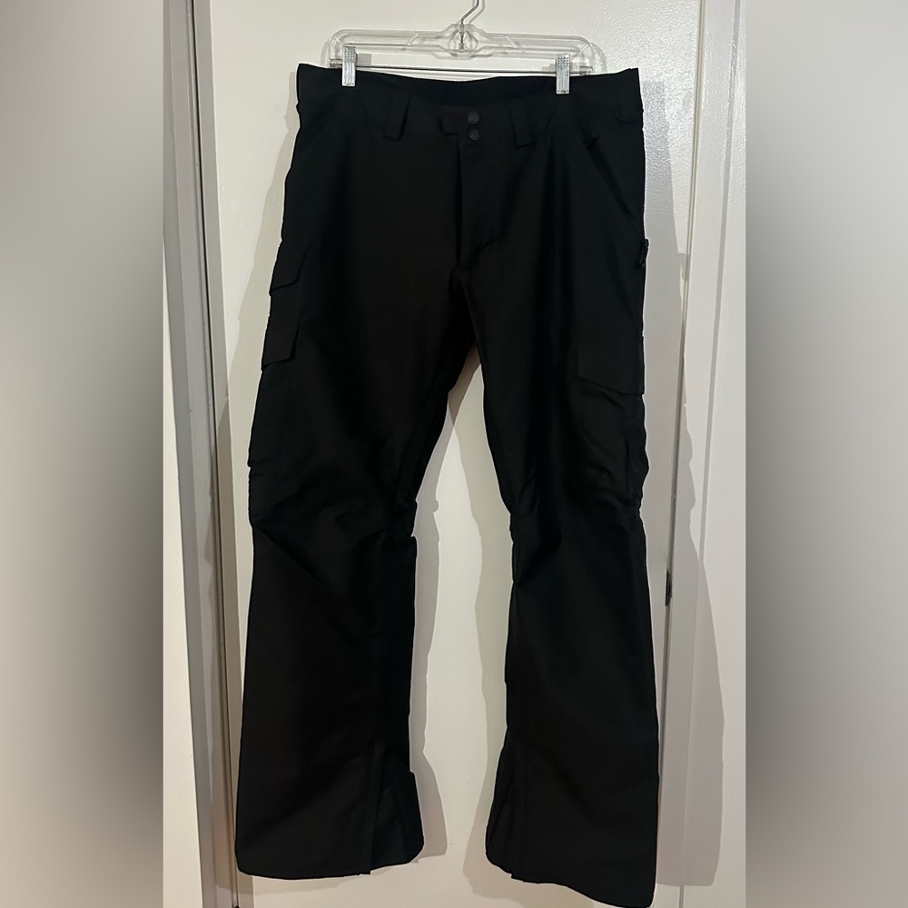 NEW Burton Cargo mid Snowboard Pants Mens L Tall Black #5M1C